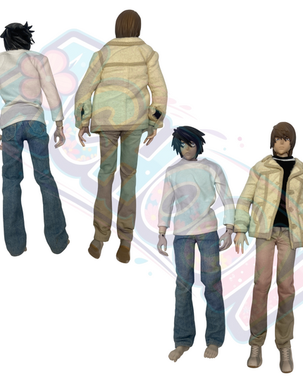 Death Note - L & Yagami Light - Real Action Heroes (No.332 & No.331) Medicom Toy
