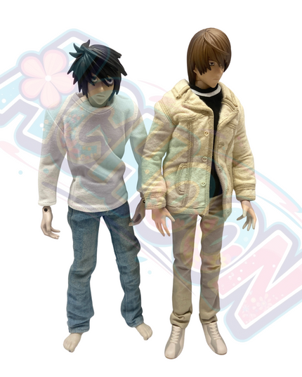 Death Note - L & Yagami Light - Real Action Heroes (No.332 & No.331) Medicom Toy