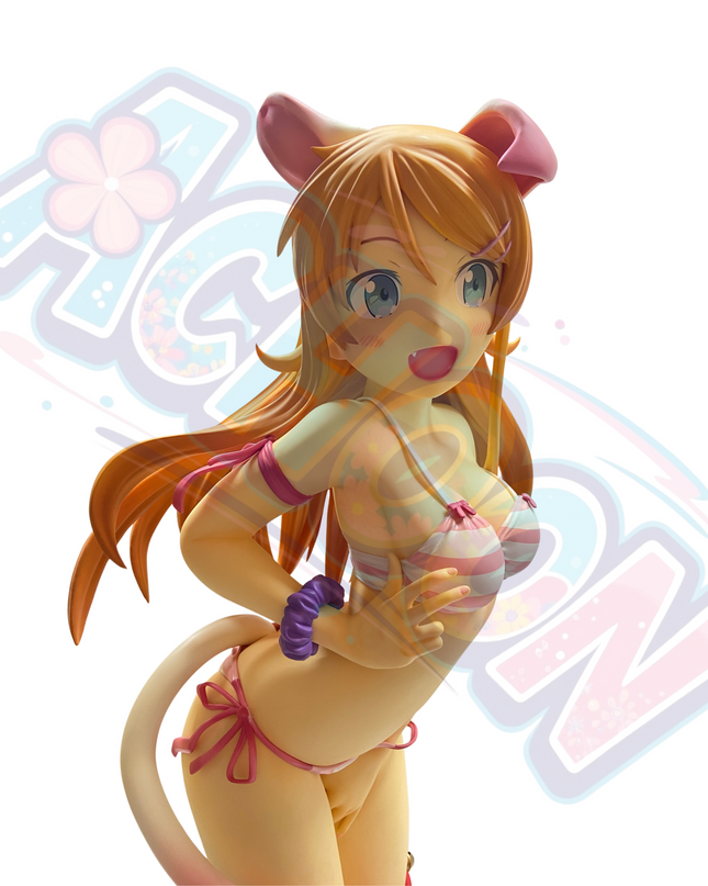 Ore no Imouto ga Konna ni Kawaii Wake ga Nai. - Kousaka Kirino - Grand Toys - Super Figure (SF2.5) - 1/2.5 - Nekomimi Swimsuit ver. , Soft Bust Edition (Griffon Enterprises)