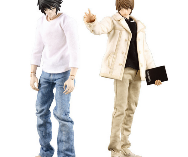Death Note - L & Yagami Light - Real Action Heroes (No.332 & No.331) Medicom Toy