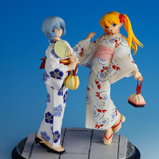 Shin Seiki Evangelion - Ayanami Rei - Souryuu Asuka Langley - 1/8 - Summer 2007 (Kurushima) Japanese anime figure