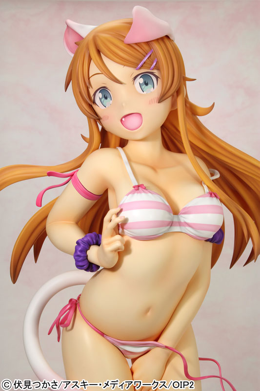 Ore no Imouto ga Konna ni Kawaii Wake ga Nai. - Kousaka Kirino - Grand Toys - Super Figure (SF2.5) - 1/2.5 - Nekomimi Swimsuit ver. (Griffon Enterprises)
